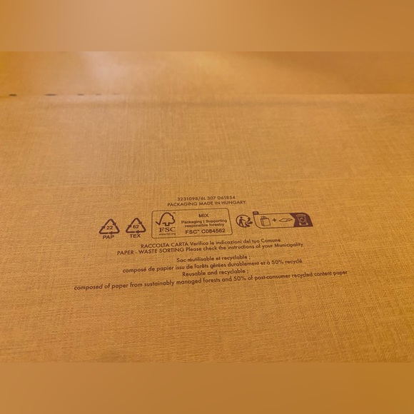 Authentic LV Paper Shopping Bag

Measurements 15.5”x 13.5” x 6.25” - Picture 9 of 12